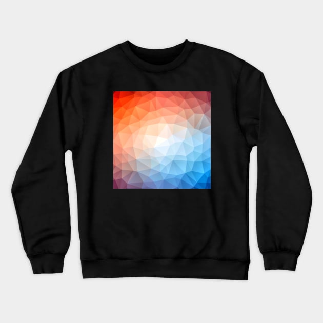 3D Triangle Illusion Art Crewneck Sweatshirt by Art by Ergate